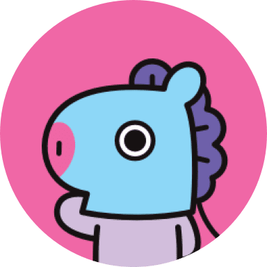 BT21 mang マン BLUE orange